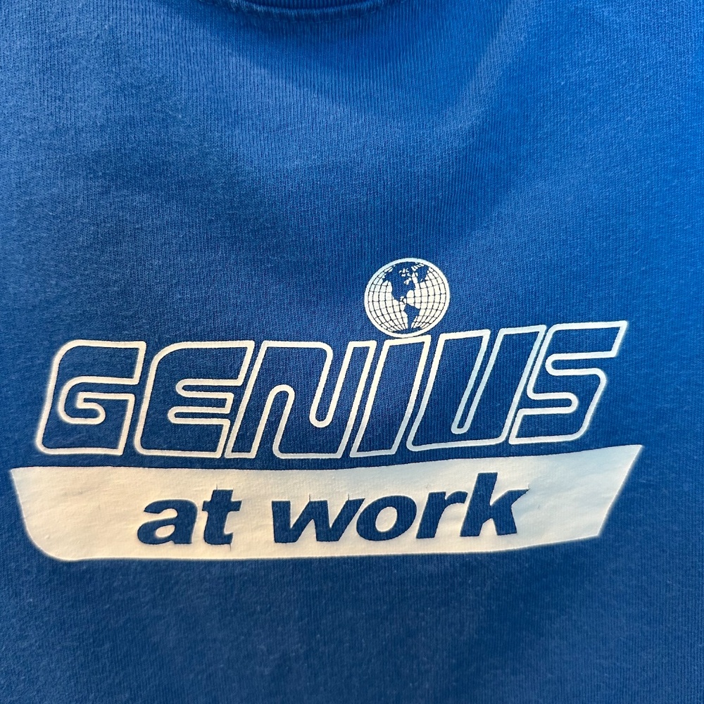 Guizio “Genius At Work” Tee – Blue XS - Picture 7 of 7